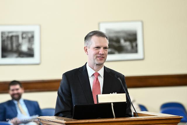 Riley Moore, a member of the US House of Representatives.