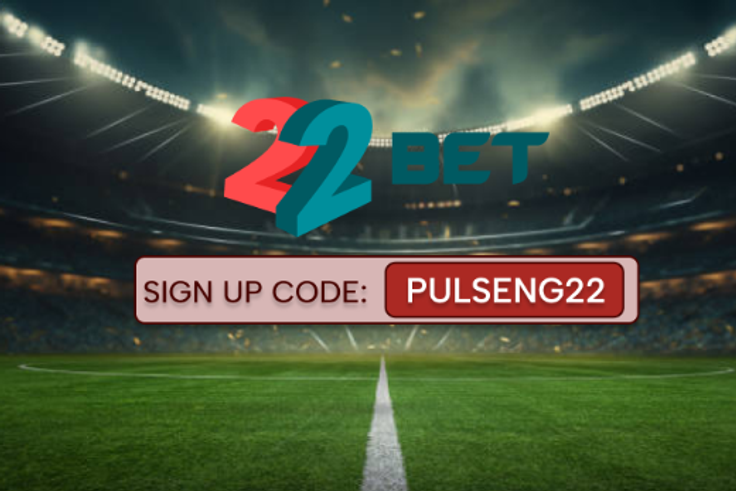 22bet Promo Code is PULSENG22 - Claim the 100% welcome bonus