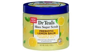 Dr-Teal's-Shea-Sugar-Scrub-Prebiotic-Lemon-Balm