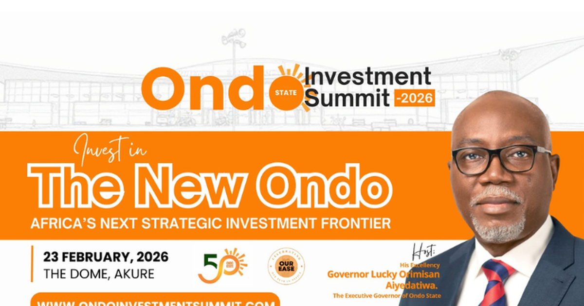 Ondo State Charts New Economic Future, Invites Global Investors