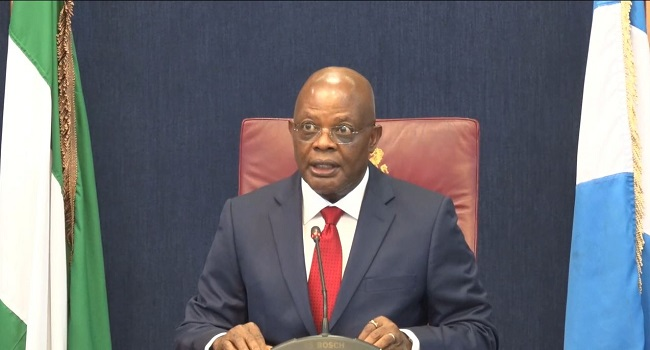 Sole Administrator in charge of Rivers State, Vice Admiral Ibok-Ete Ekwe Ibas (rtd)