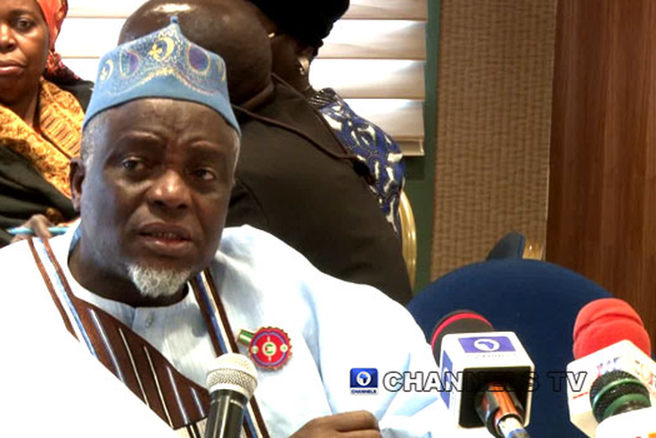 Registrar of the Joint Admission and Matriculation Board (JAMB), Prof. Ishaq Oloyede [ChannelsTV]