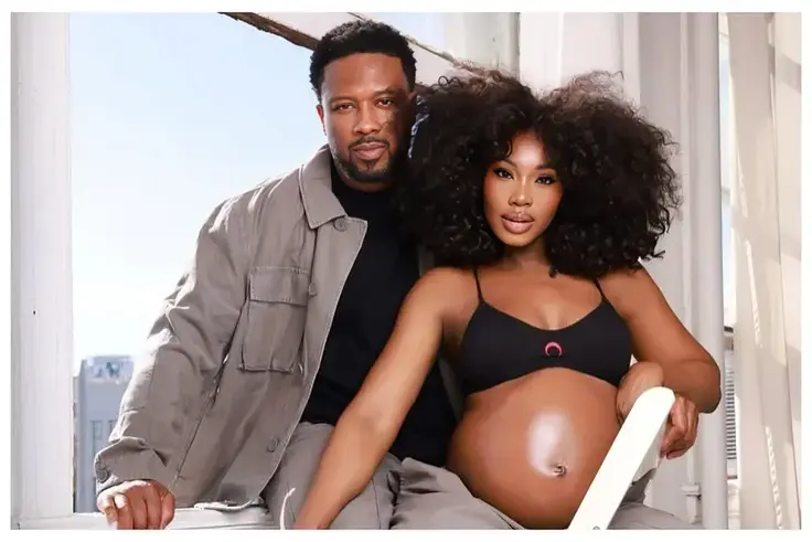 Sharon Ooja welcomes first baby boy with husband, Ugo Nwoke (see Photos) 