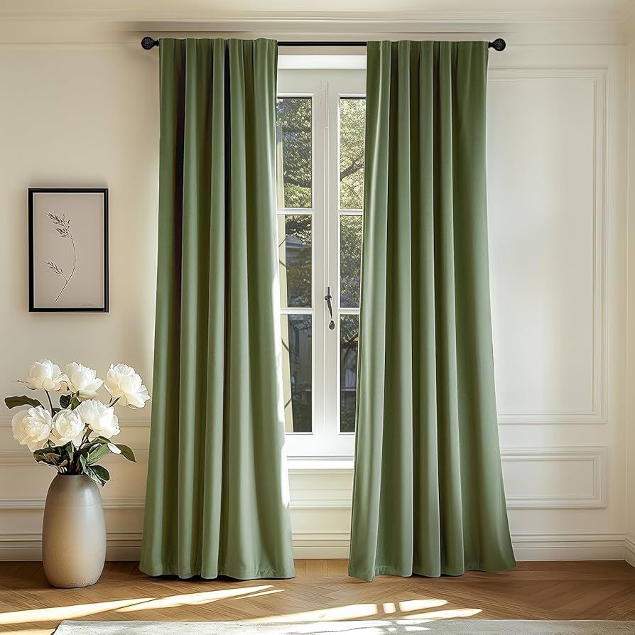 Lazzzy Velvet Blackout Curtains