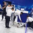 VIDEO: Robot runs wild after remote failure at Beijing World Robot Conference as operators struggle to shut it down