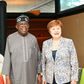 President Bola Tinubu and Kristalina Georgieva, the Managing Director of the International Monetary Fund (IMF)