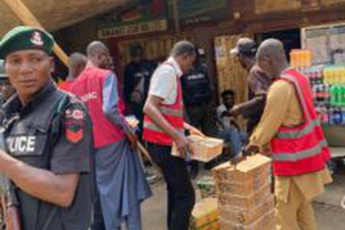 Fake Drugs: NAFDAC discovers rifles, other weapons during raid at Onitsha market