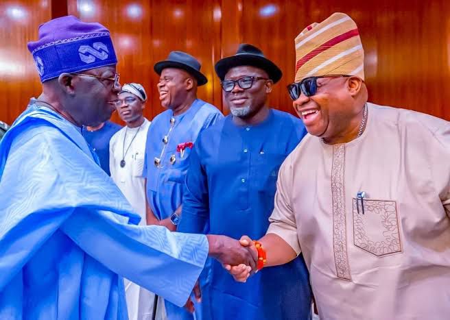 Governor Adeleke denies insulting Tinubu, thanks the President for supporting the rule of law