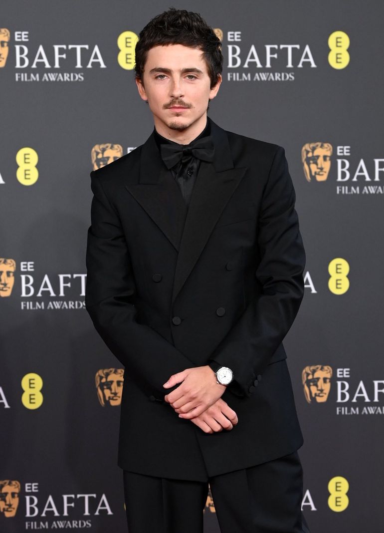 Timothée Chalamet at the Awards Ceremony