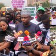 PHOTOS: 5,000 protesters storm Abuja, demand probe of ex-NNPCL boss Mele Kyari
