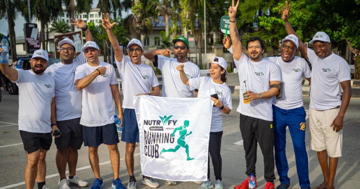 Nutrify Running Club Launches in Ikoyi with Vision for National Wellness Festival