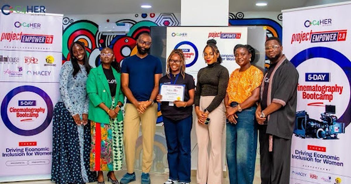 Filmhouse Group and Care4Her Initiative conclude five-day women’s cinematography training in Lagos