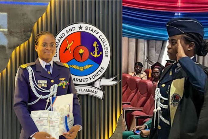 Nigeria’s 1st female fighter pilot bags top honours at Ghana military college
