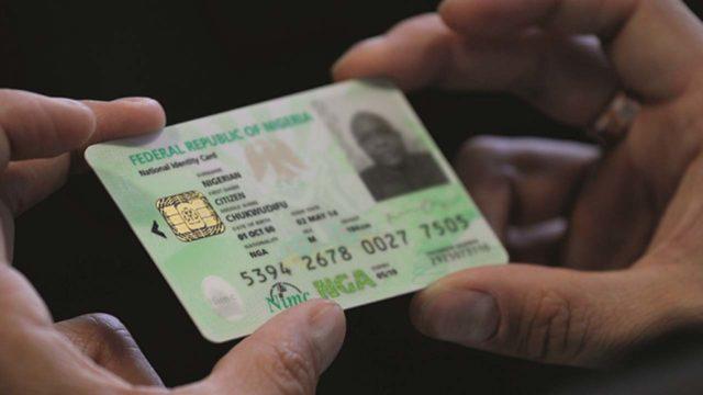 An image of a NIMC-produced national ID card. [Facebook]