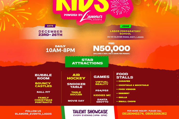 From Bouncy Castles to Santa’s Grotto: L’Amour Christmas Kids Festival Promises Unforgettable Holiday Fun