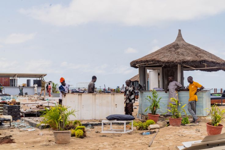 Good Beach was demolished to make way for the coastal Lagos–Calabar Expressway. Photos: Good.online