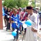 Executive Secretary NUC, Prof. Abdullahi Ribadu, representative of Pres. Bola Tinubu, inaugurating a Fire Station at the University of Calabar on Saturday as part of activities to mark the university’s 37th convocation ceremony