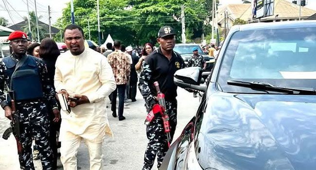 PHOTOS: Fubara reappears in public after Tinubu's suspension