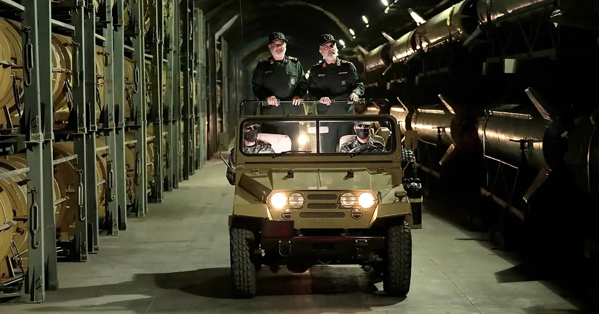 Iran Showcases Underground Missile Arsenal Amid Rising Tensions with US