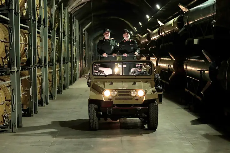 Iran Flaunts Missile Collection In Underground Facility Has Conflict with US Escalates
