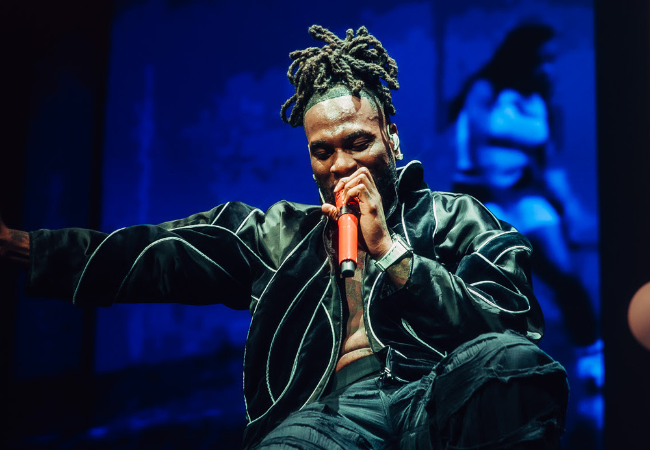 Burna Boy at the La Défense Arena, France