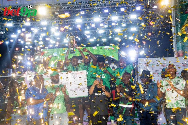 Victory for Team Yhemolee at celebrity-packed Bet9ja Football Tournament