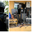 Police arrest suspected robbers who allegedly stole church equipment and loaded them into 2 vans