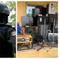 Police arrest suspected robbers who allegedly stole church equipment and loaded them into 2 vans
