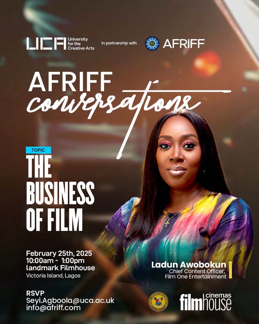 Filmhouse Group collaborates With AFRIFF, University for the Creative Arts to shape the future of creative talent