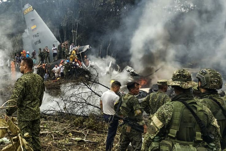 At least 66 die in Colombian military plane crash as 2026 records another air disaster