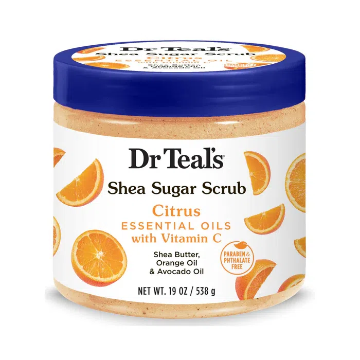 Shea Sugar Scrub with Citrus, Vitamin C & Essential Oils