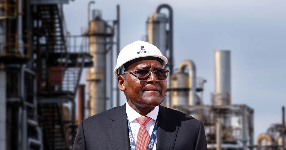 After building the world’s biggest refinery in Nigeria, Dangote wants to build another one in Tanzania, Kenya