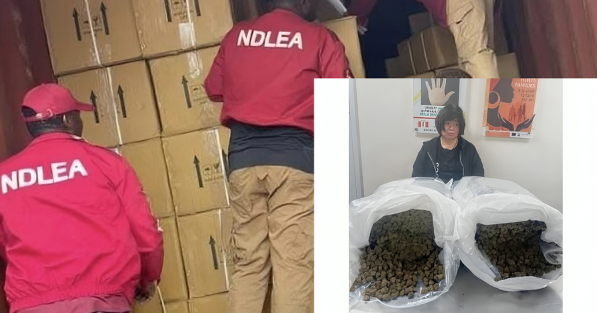 63-year-old Chinese Grandmother nabbed with 31kg of cannabis at Lagos airport