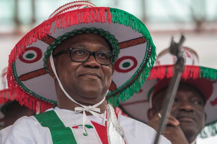 Peter Obi was the People's Democratic Party (PDP) vice-presidential candidate in the 2019 election. [CRISTINA ALDEHUELA AFP via Getty Images]