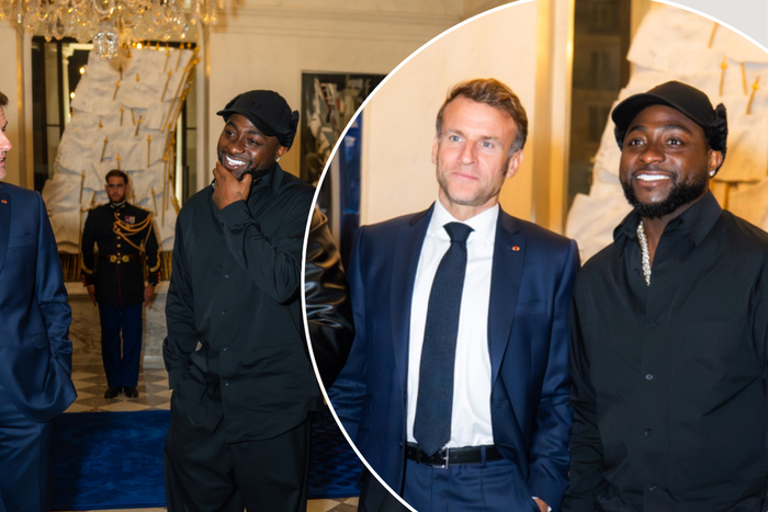 Davido’s Meeting with France’s President Macron Splits Opinion On Social Media
