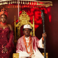 Zlatan and Davita unveil two traditional wedding looks as Davido joins groomsmen in Lagos