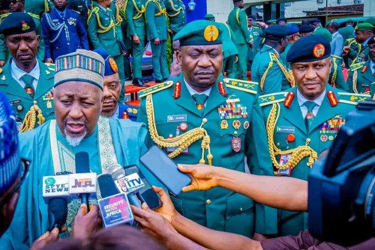 Minister of Defence, Mohammad Badaru Abubakar [Twitter/@Mohammed_Badaru]