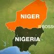 Map showing the border between Niger and Nigeria in West Africa
