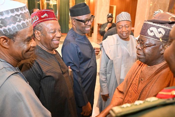Donald Duke, Ibori present as Tinubu hosts class of 1999 governors in Aso Villa