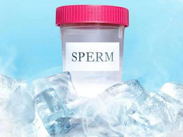 A semen sample