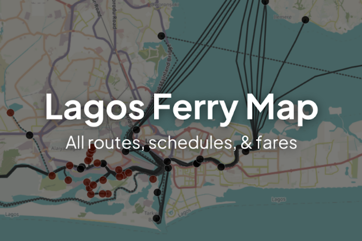 Tired of Lagos Traffic? New Ferry Map Offers a Time-Saving Alternative