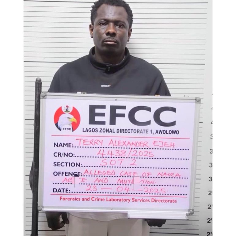 Court sends Afrobeats artist Terry Apala to Ikoyi prison for Naira abuse