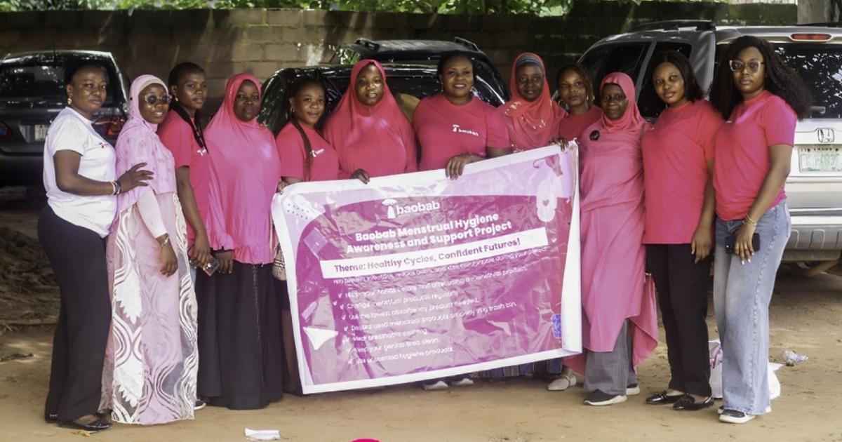 Baobab Microfinance Bank distributes 500 reusable pads in Ilorin schools