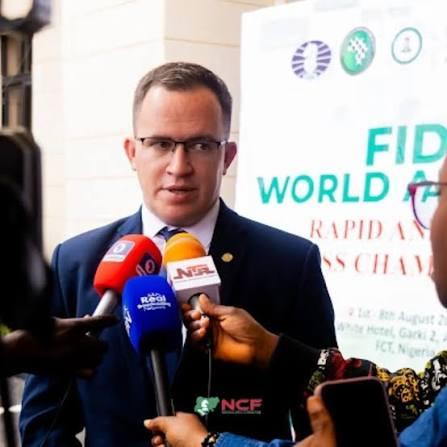 Indeikin at the FIDE World Amateur Rapid & Blitz Championship in Abuja