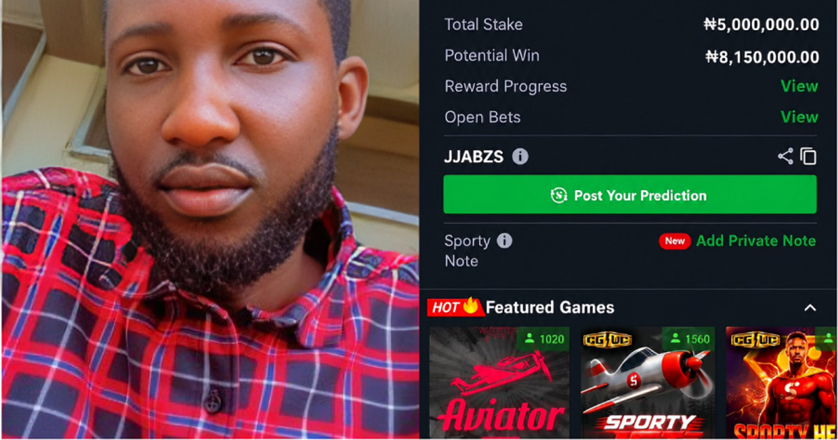 Man Demands ₦6m Refund From SportyBet After Huge Gambling Loss | Pulse ...