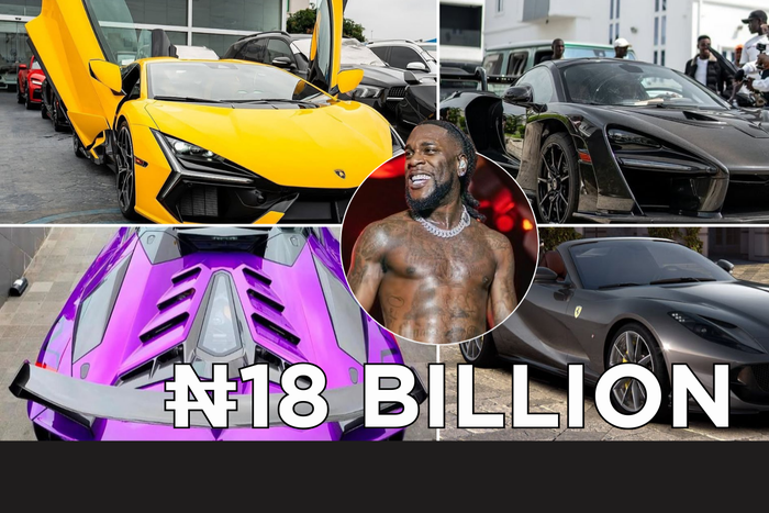 REVEALED: Burna Boy’s Eye-Watering Car Collection Worth Over ₦18 BILLION