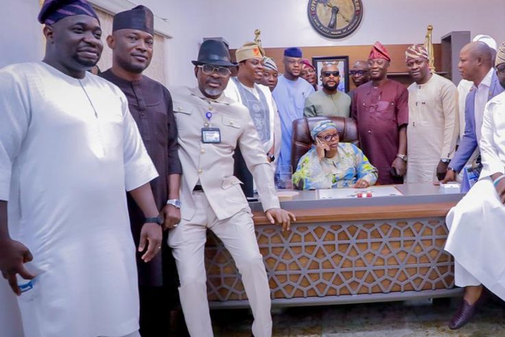 PHOTOS: Mojisola Meranda officially takes charge as Lagos Assembly Speaker amid security lockdown