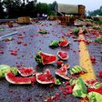 10,000 Watermelons worth N10 million lost as truck capsizes in Jigawa