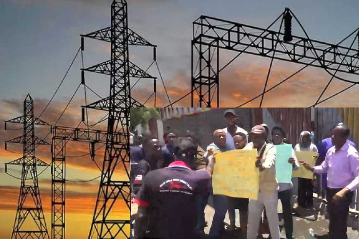 Residents of Yaba Lagos protest poor power supply as Nigeria's electricity crisis continues