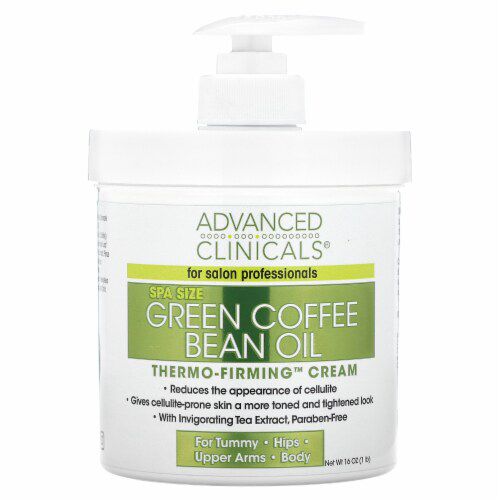 Advanced Clinicals Green Coffee Bean Oil Thermo-Firming Cream